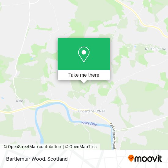 Bartlemuir Wood map