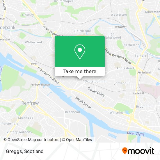 Greggs map