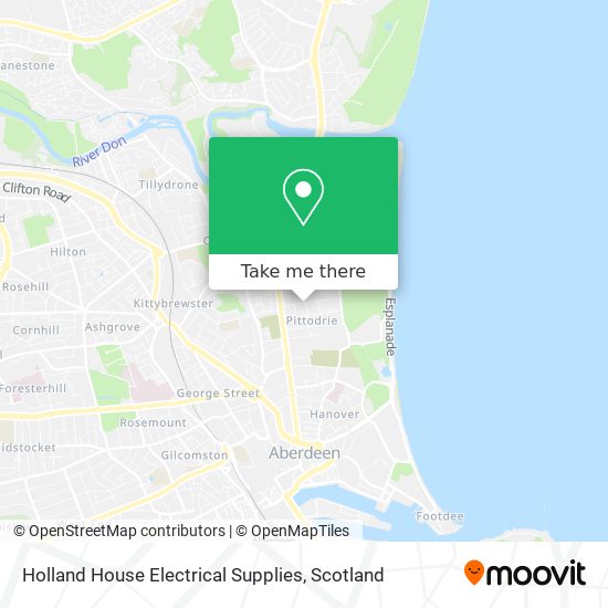 Holland House Electrical Supplies map