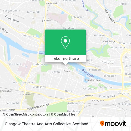 Glasgow Theatre And Arts Collective map