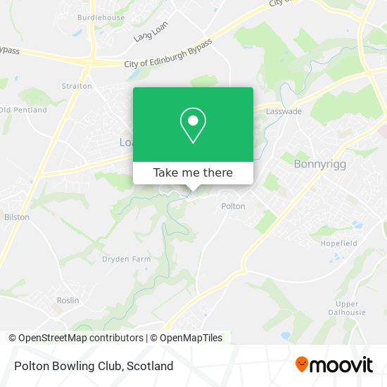 Polton Bowling Club map