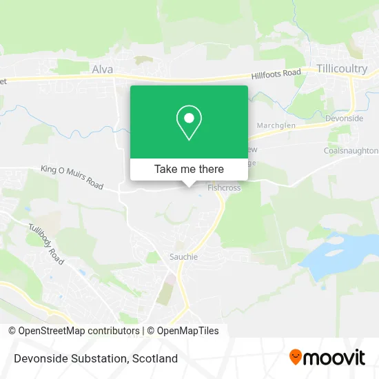 Devonside Substation map