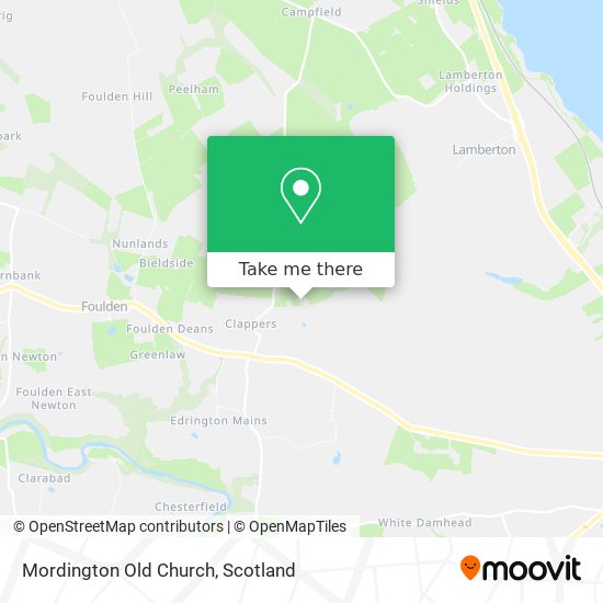 Mordington Old Church map