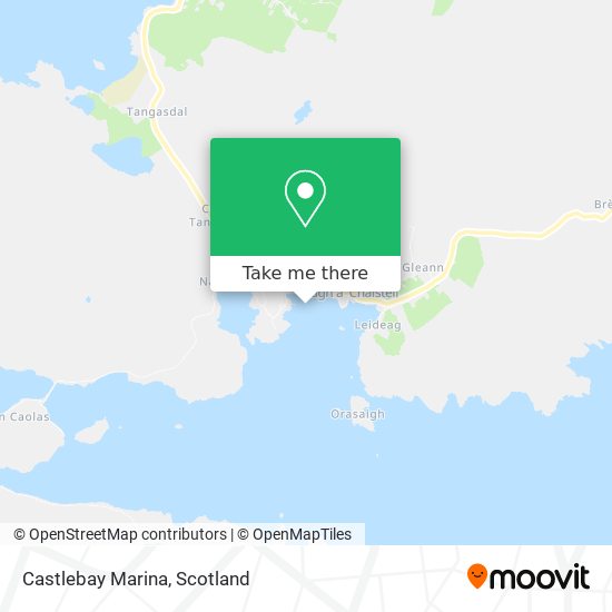 Castlebay Marina map