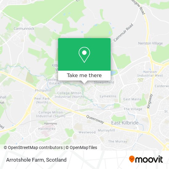 Arrotshole Farm map