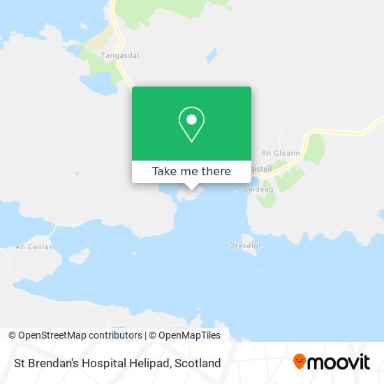 St Brendan's Hospital Helipad map