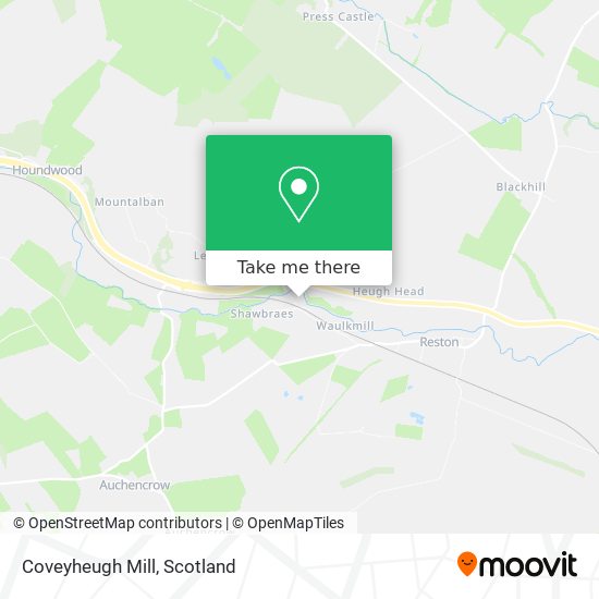 Coveyheugh Mill map