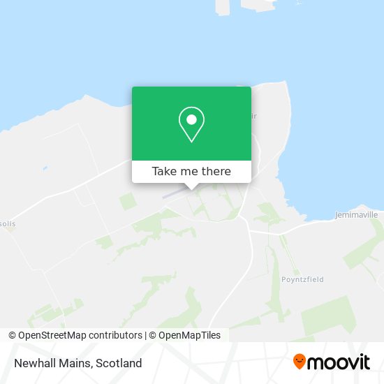 Newhall Mains map