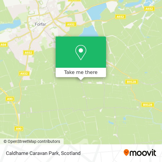 Caldhame Caravan Park map