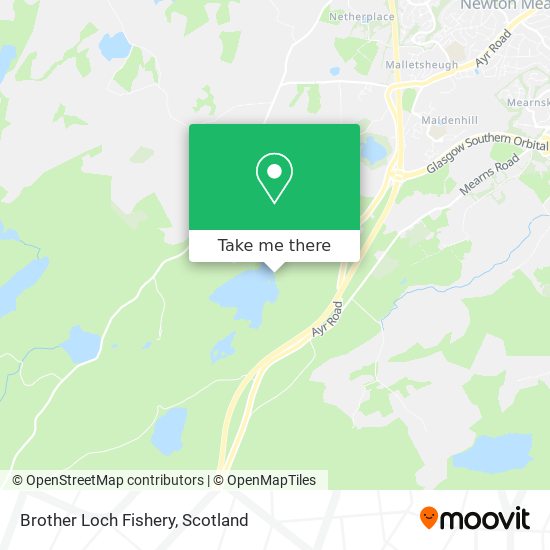 Brother Loch Fishery map