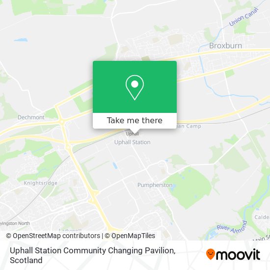 Uphall Station Community Changing Pavilion map