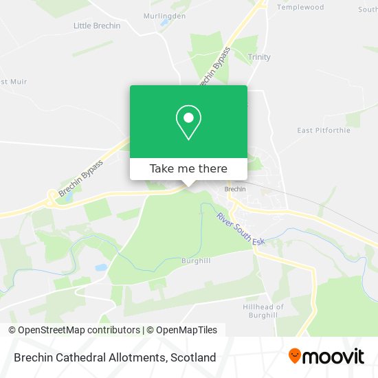Brechin Cathedral Allotments map