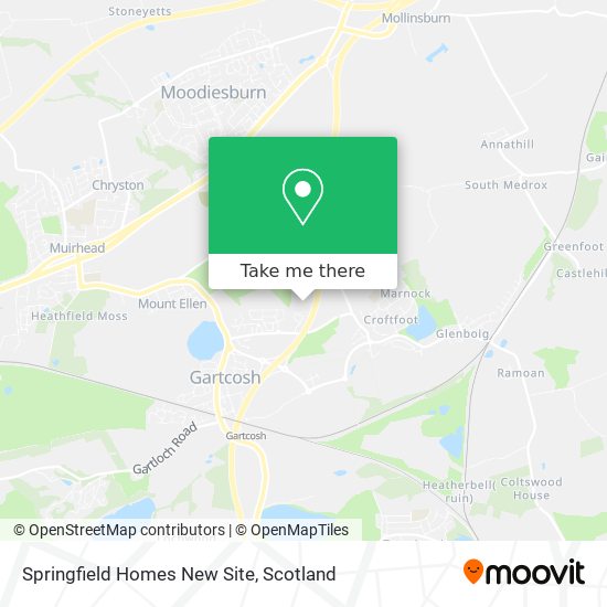 Springfield Homes New Site map