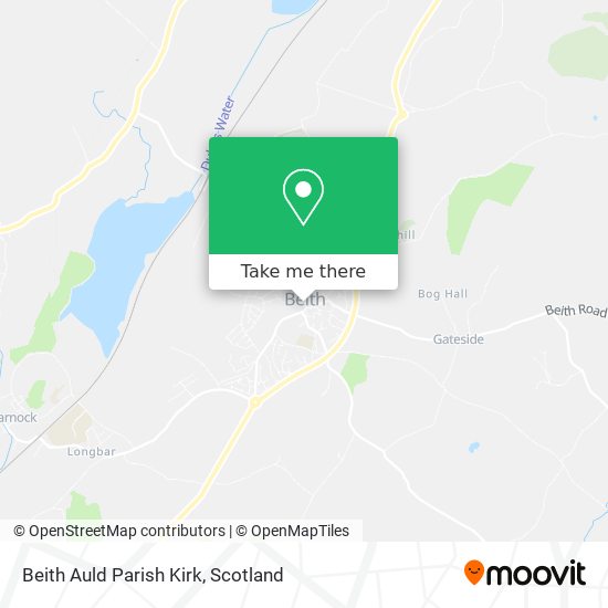 Beith Auld Parish Kirk map