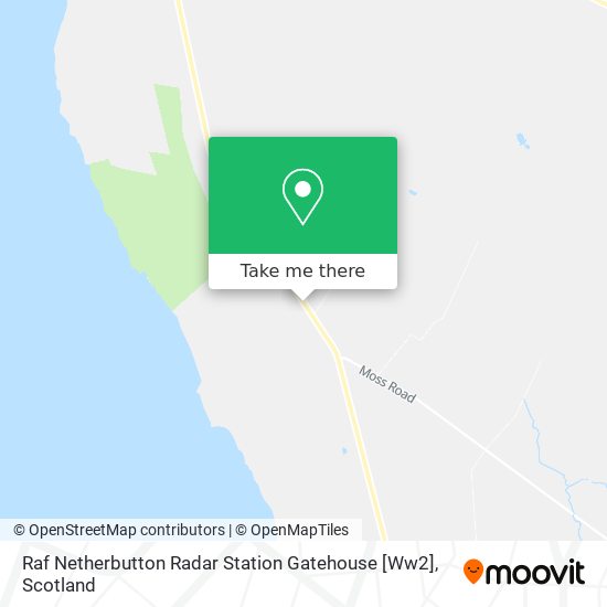 Raf Netherbutton Radar Station Gatehouse [Ww2] map