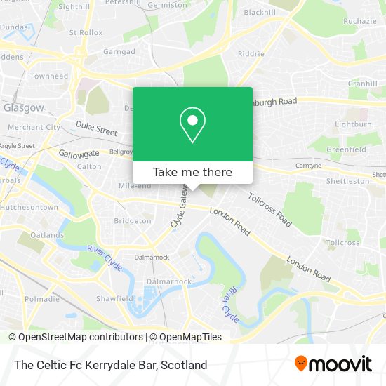 The Celtic Fc Kerrydale Bar map