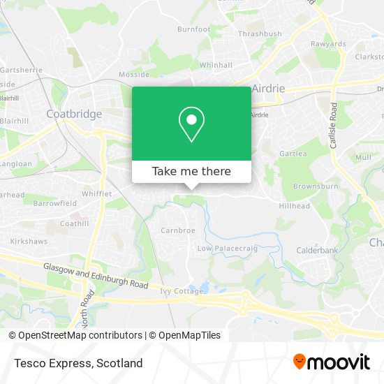 Tesco Express map