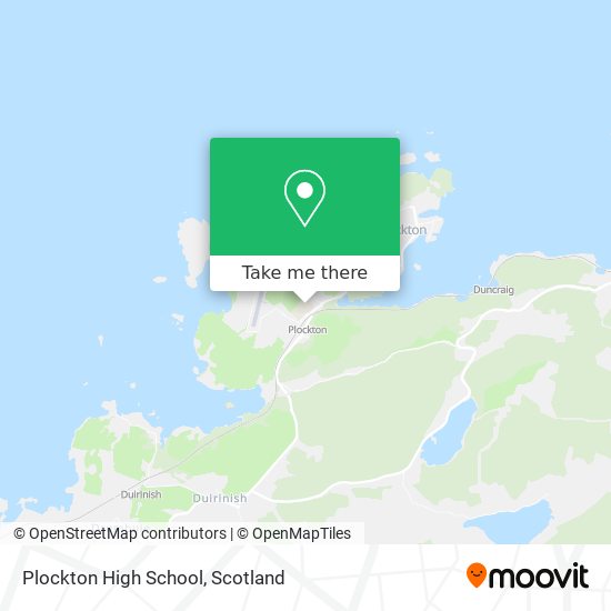 Plockton High School map