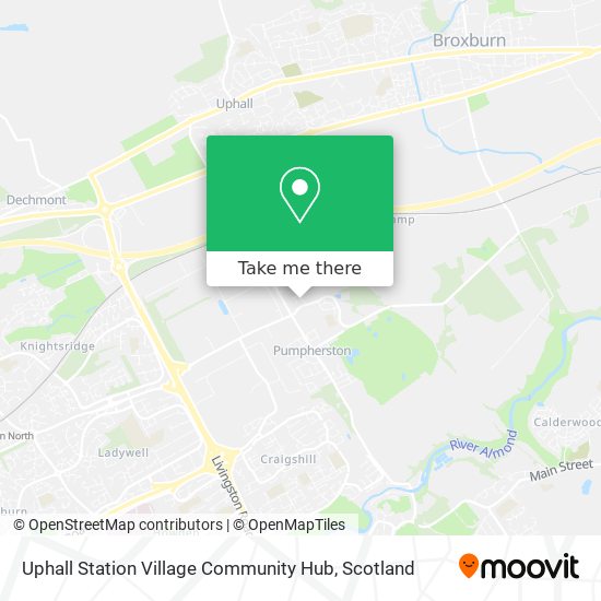 Uphall Station Village Community Hub map