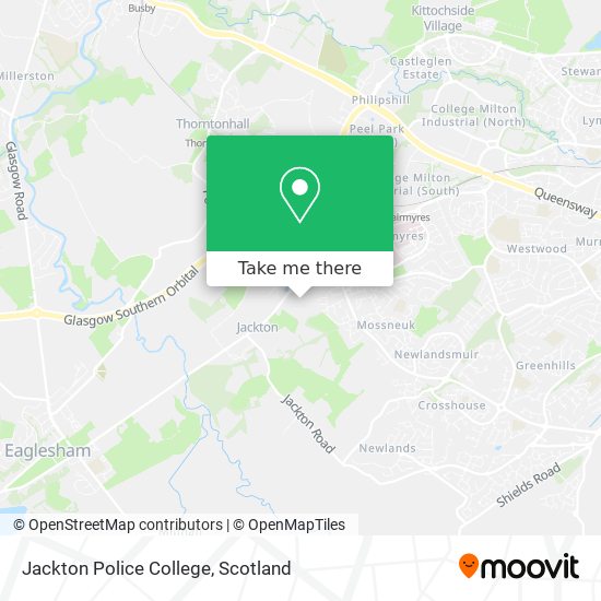 Jackton Police College map