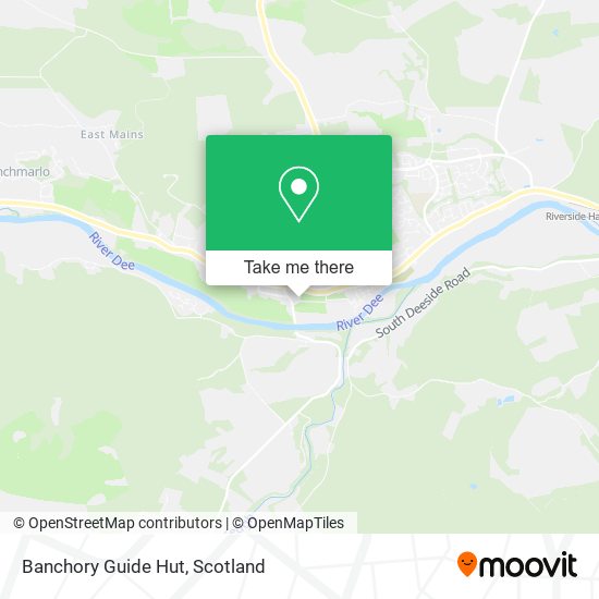 Banchory Guide Hut map