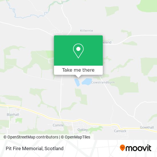 Pit Fire Memorial map