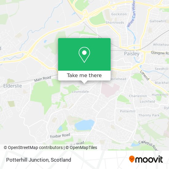 Potterhill Junction map