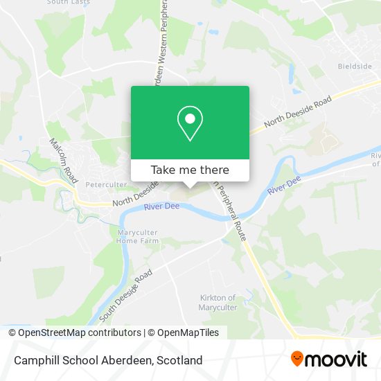 Camphill School Aberdeen map