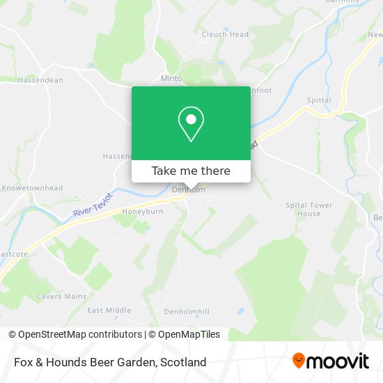 Fox & Hounds Beer Garden map