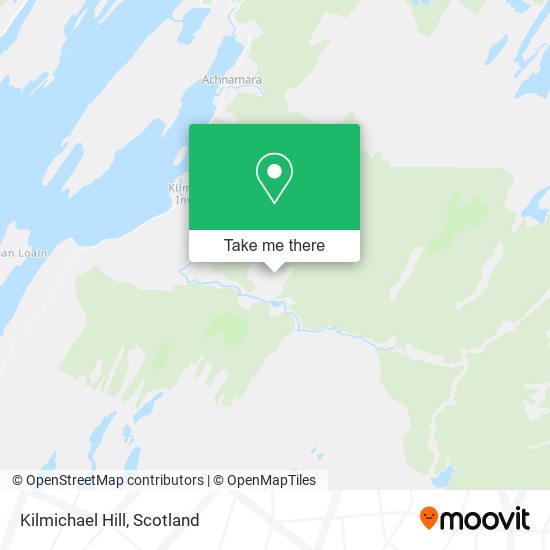 Kilmichael Hill map