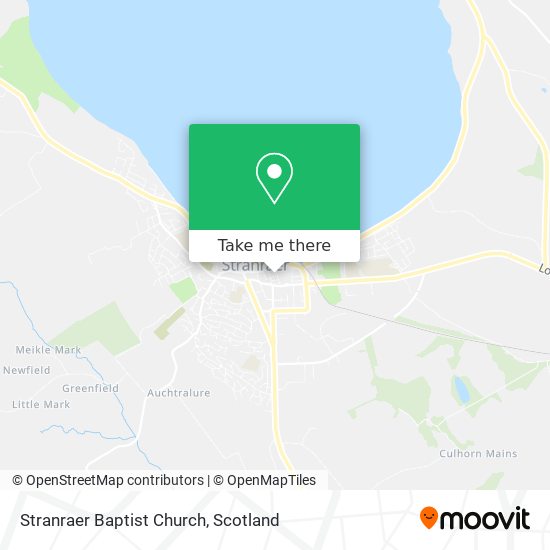 Stranraer Baptist Church map