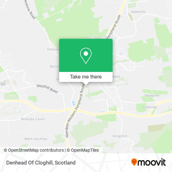 Denhead Of Cloghill map