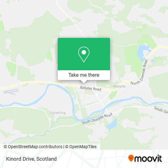 Kinord Drive map