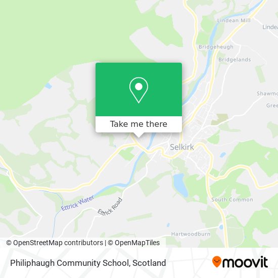 Philiphaugh Community School map