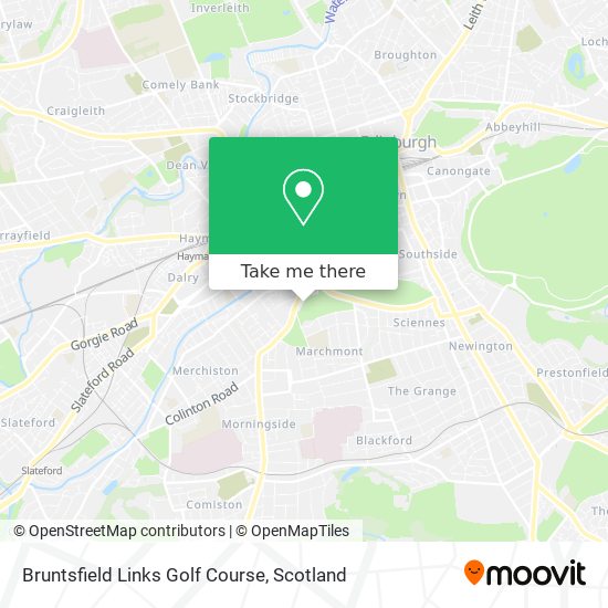 Bruntsfield Links Golf Course map