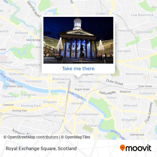 Royal Exchange Square map