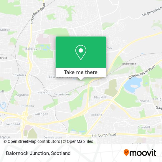 Balornock Junction map