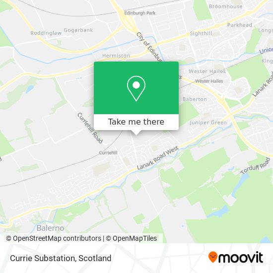 Currie Substation map