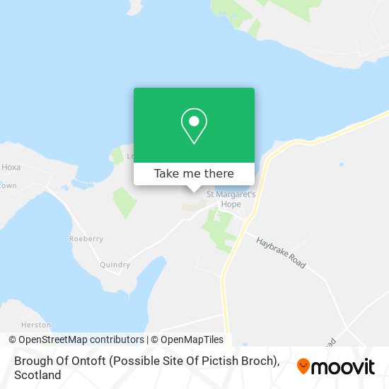 Brough Of Ontoft (Possible Site Of Pictish Broch) map