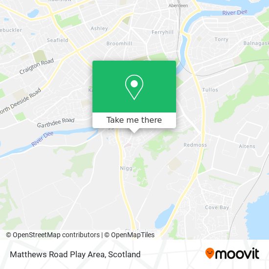 Matthews Road Play Area map