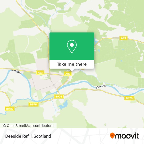 Deeside Refill map