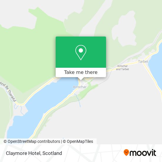 Claymore Hotel map