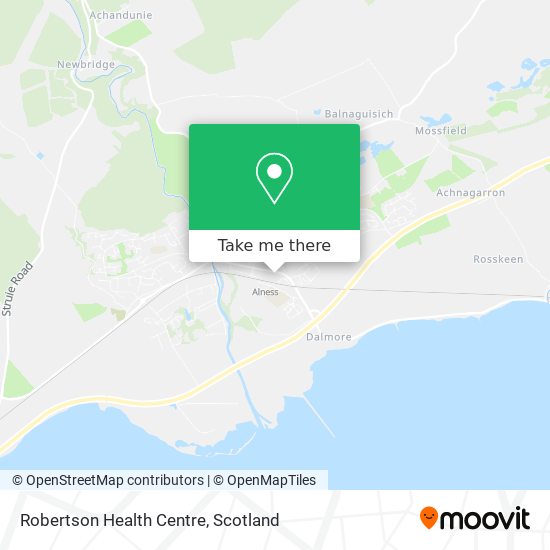 Robertson Health Centre map