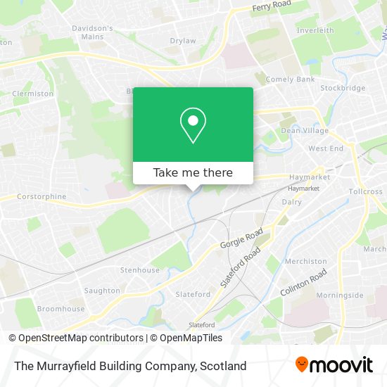 The Murrayfield Building Company map