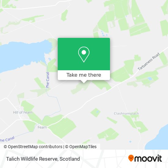 Talich Wildlife Reserve map
