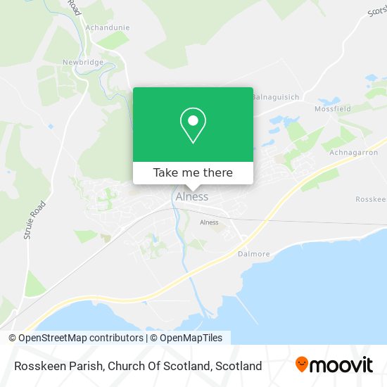 Rosskeen Parish, Church Of Scotland map