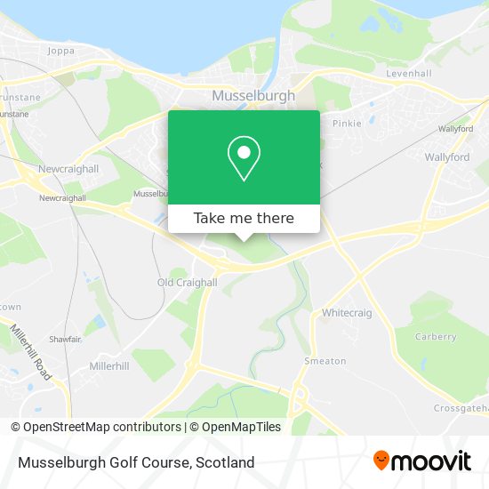 Musselburgh Golf Course map