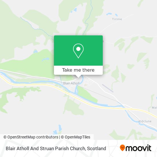 Blair Atholl And Struan Parish Church map