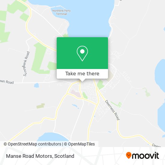 Manse Road Motors map