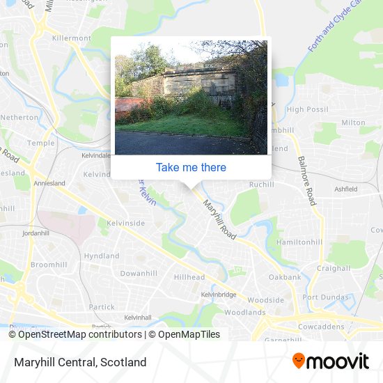 Maryhill Central map